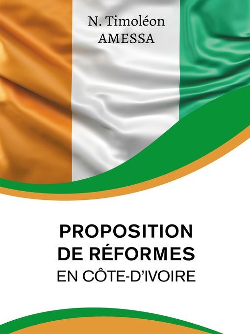 Cover image for Proposition de réformes en Côte d'Ivoire